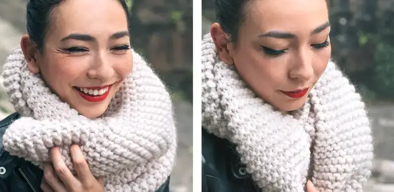 how to knit a scarf for beginners