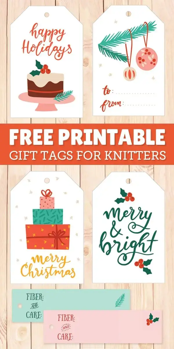 printable holiday gift tags for knitters