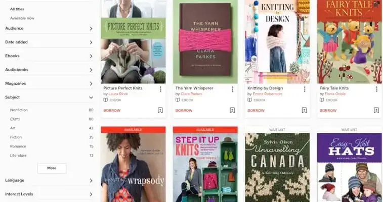 using the library to save money on knitting books