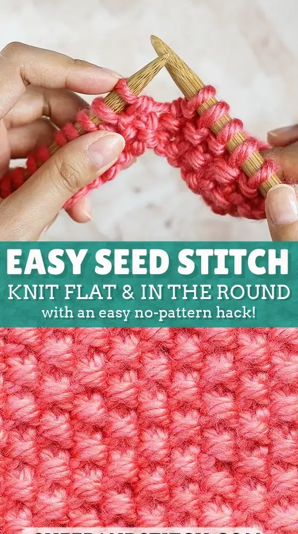 seed stitch pattern