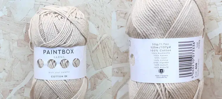 cream cotton yarn