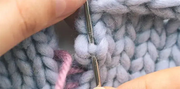 how to mattress stitch seam