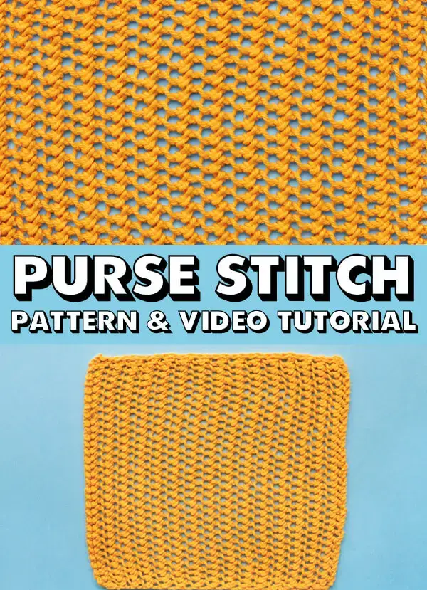 Purse Stitch Lace for Beginner Knitters
