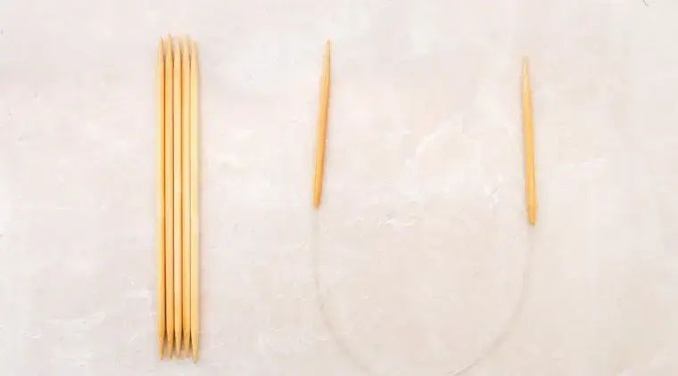 double pointed needles vs circular needles