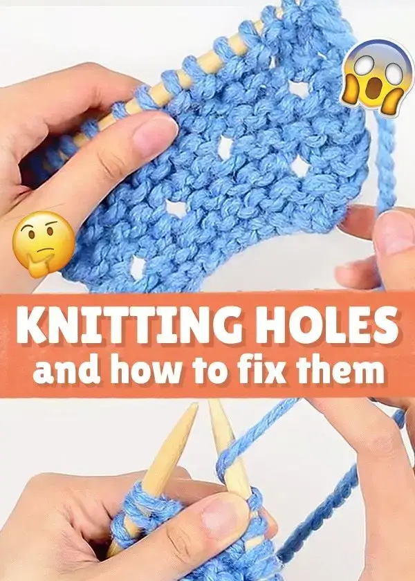 knitting with holes