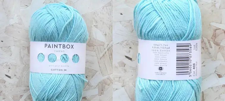 sea blue cotton yarn