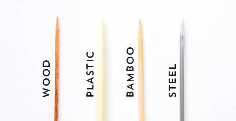 types of knitting needles