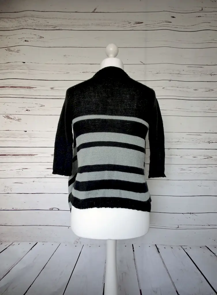 Cardigan de ratlles aleatòries