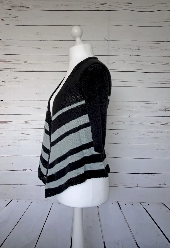 Cardigan de ratlles aleatòries4