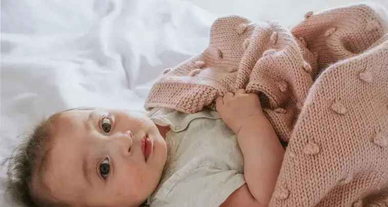 baby blanket bobble knitting pattern