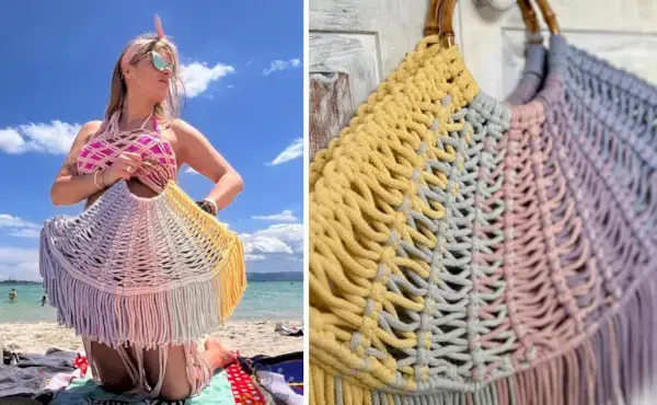 Tutorial fai-da-te sulla borsa da spiaggia in macramè: crea il tuo accessorio estivo perfetto con Craft Ninja