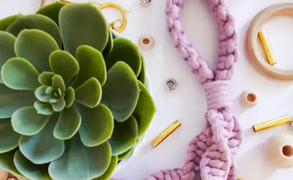 วิธีทำไม้แขวนเสื้อ Macrame