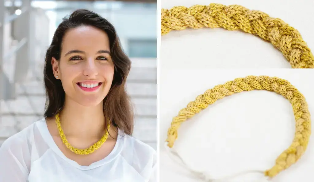 how to knit a braided knit headband