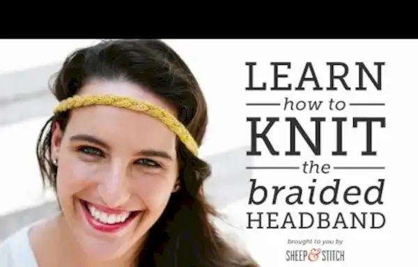 Stashbust og strikk det flettede pannebåndet!