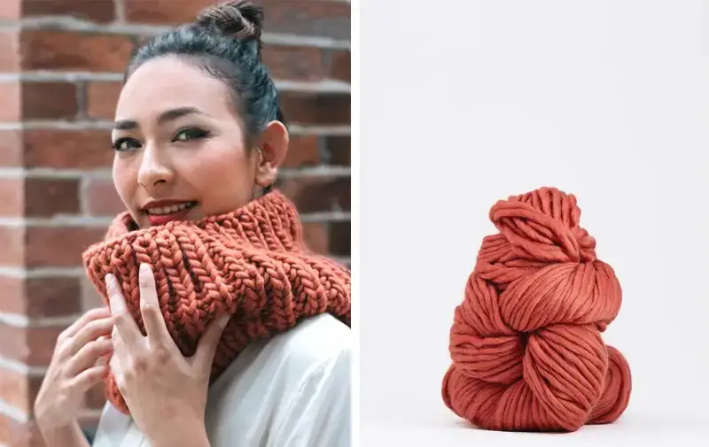 Chunky-Knit-Scarf-Terracotta