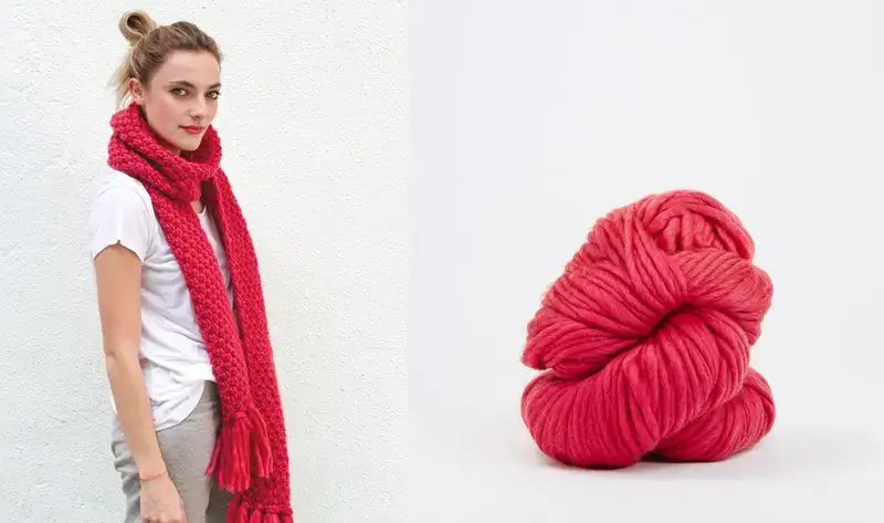 chunky scarf knitting pattern