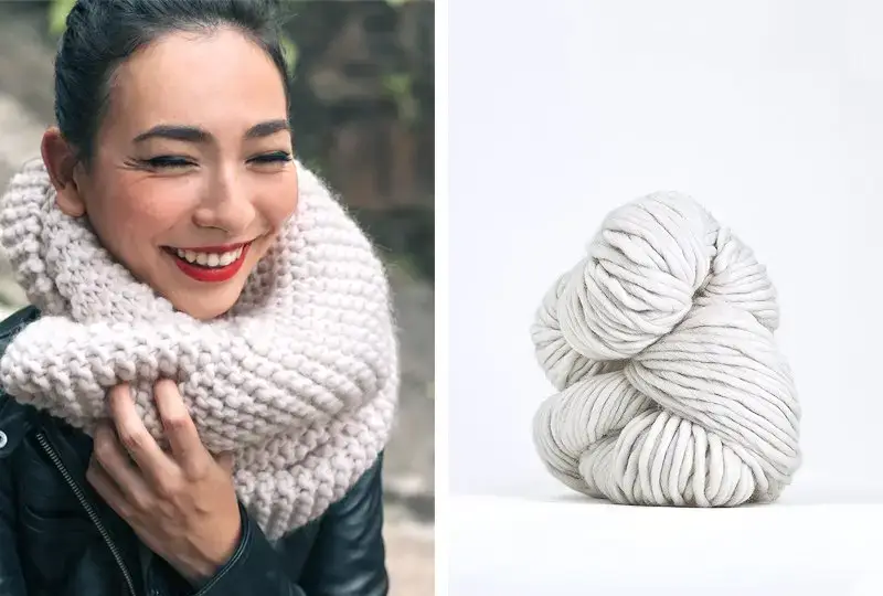 Chunky-Knit-Scarf-White