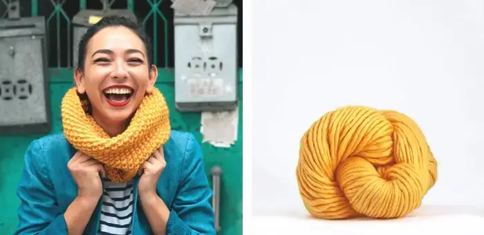 Just one skein of Martta the Merino is used to make this cowl! 