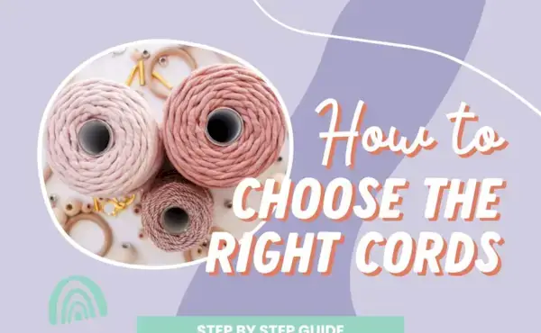 How to choose the right macrame cords  Mimi & basket Guide - Basics