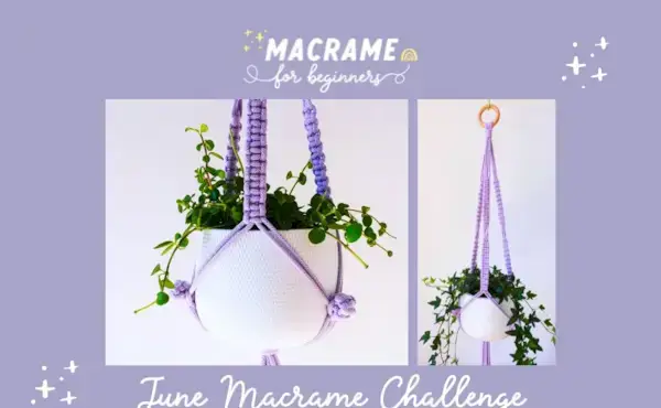 June macrame challenge plant hanger pdf