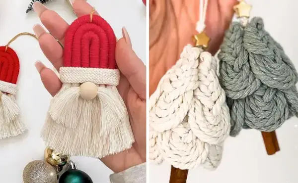 17 helppoa DIY Macrame -jouluopasta aloittelijoille