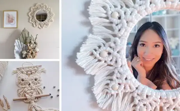 Bochiknot - Macrame Mandala Tutorials  Mimi & basket 3