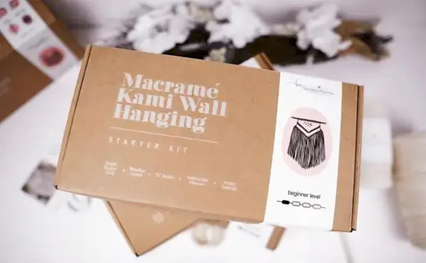 Bochiknot Macrame Starter Kit - Macrame Tutorials  Mimi & basket 