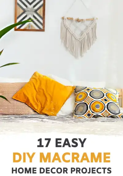 17 BOHO Macrame Home Decor Projects for Beginners  Mimi & basket