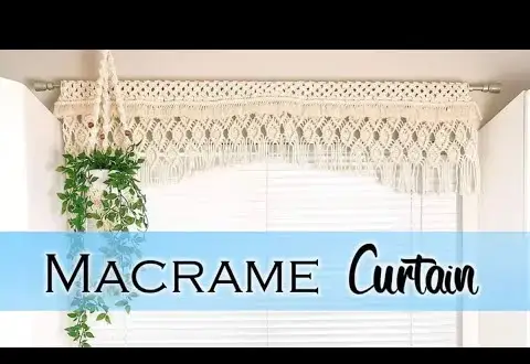 10 bezplatných DIY vzorů na záclony Macrame pro začátečníky