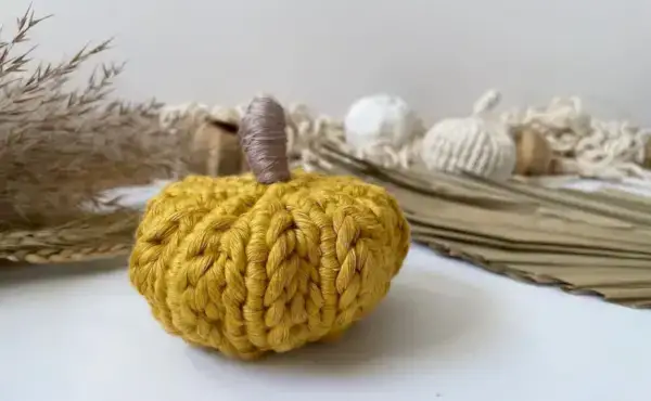 Easy Macrame Pumpkin Ghost Halloween Tutorial for Beginners -Bochiknot