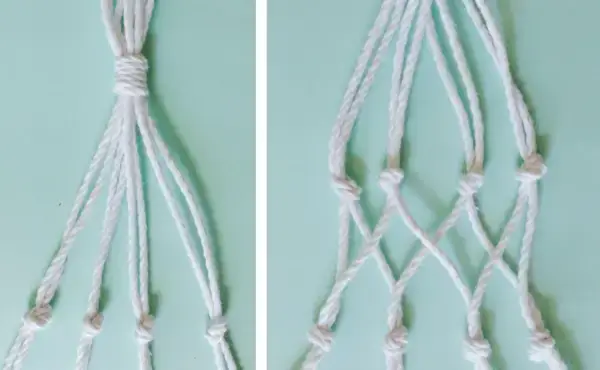 Easy DIY Macrame Bath Bomb Hanger for Beginners - Disco Ball Hanger