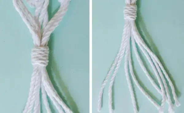 Easy DIY Macrame Bath Bomb Hanger for Beginners - Disco Ball Hanger