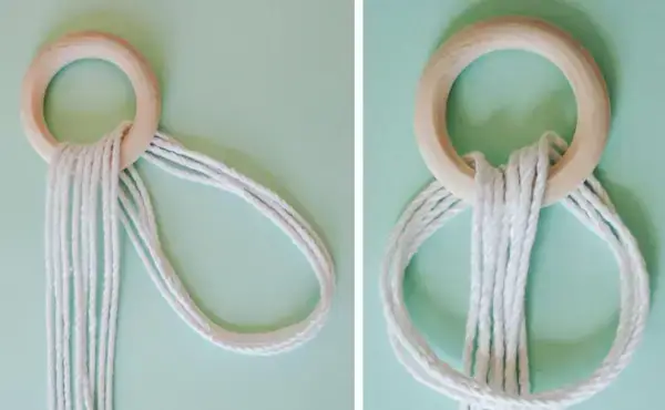 Easy DIY Macrame Bath Bomb Hanger for Beginners - Disco Ball Hanger