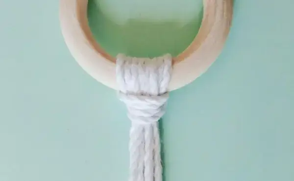 Easy DIY Macrame Bath Bomb Hanger for Beginners - Disco Ball Hanger
