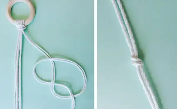 Easy DIY Macrame Bath Bomb Hanger for Beginners - Disco Ball Hanger