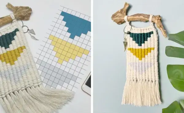 Simply Inspired Macrame Patterns and Free Video Tutorials  Mimi & basket