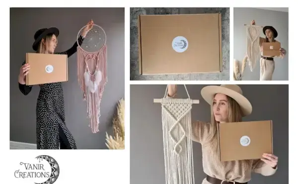 Macrame DIY Kits by Vanir Creations  Mimi & basket