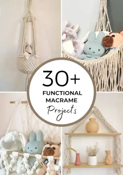 30+ Functional Macrame Projects - How to Style Your Entire Home with Macrame