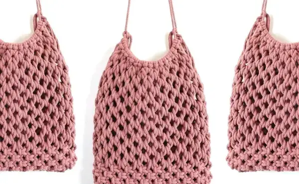 Macrame tutorial of the week - Macrame Market Bag by Soulful Notions