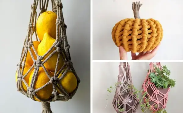 14 Beautiful and Unique Macrame Tutorials by Ourania from myTotalHandmade