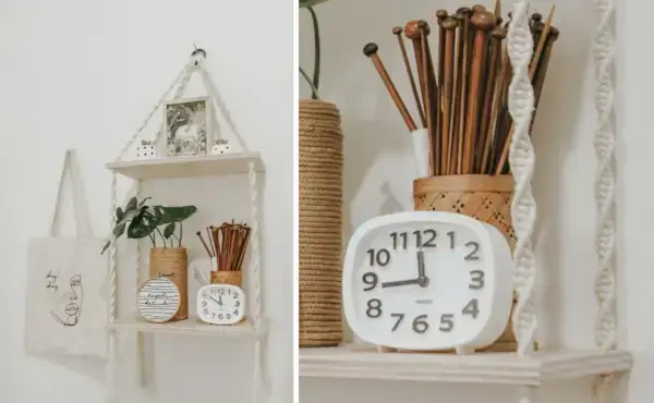 초보자를 위한 12가지 무료 DIY 마크라메 선반 튜토리얼