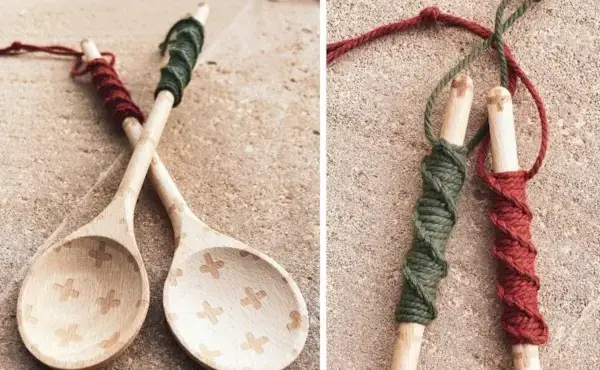 Tutorial gratuito y fácil de colgar cucharas de macramé para principiantes