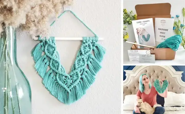10 Best Macrame DIY KITS for Beginners - Favorite Etsy Picks - Macrame Easy Wall Hanging DIY Kit
