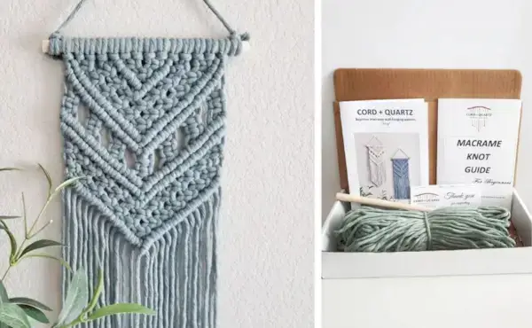 10 Best Macrame DIY KITS for Beginners - Favorite Etsy Picks - Macrame Wall Hanging DIY Kit for Beginners
