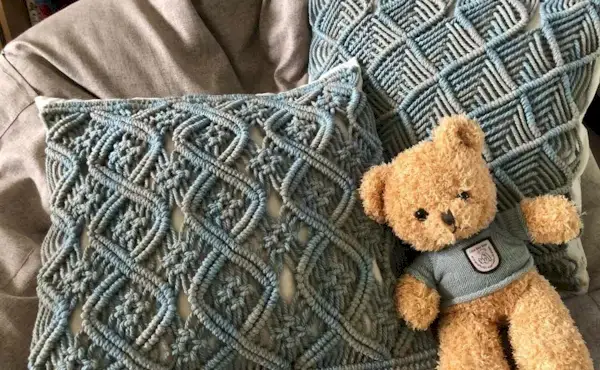 17 Amazing Macrame Home Decor DIY Patterns by Talented Teacher Jamie of SilentKnot