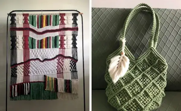 17 Amazing Macrame Home Decor DIY Patterns by Talented Teacher Jamie of SilentKnot