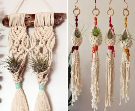 Fibers of Mine Macrame Tutorials  Mimi & basket