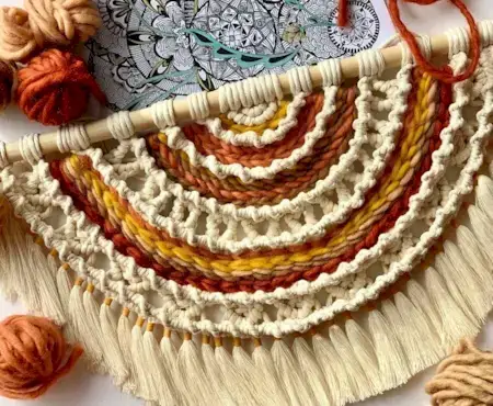 Fibers of Mine Macrame Tutorials  Mimi & basket