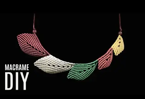 5 modèles de colliers en macramé faciles et adaptés aux débutants