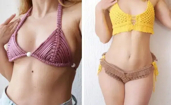 12 Easy DIY Macrame Bikini Top
